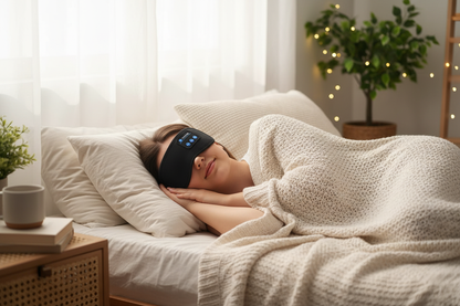 Bluetooth Sleep Mask - Wireless Music Eye Mask for Deep Sleep & Relaxation