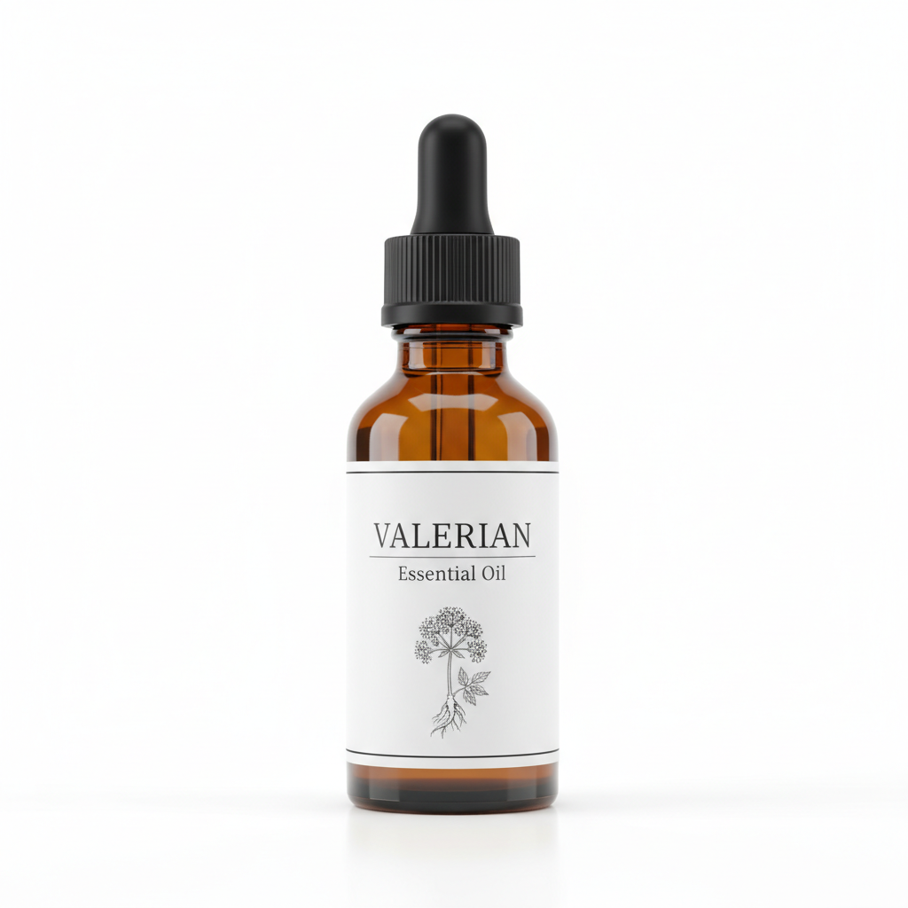 Valerian Essential Oil Bottle - Pure Natural Sleep Aid
